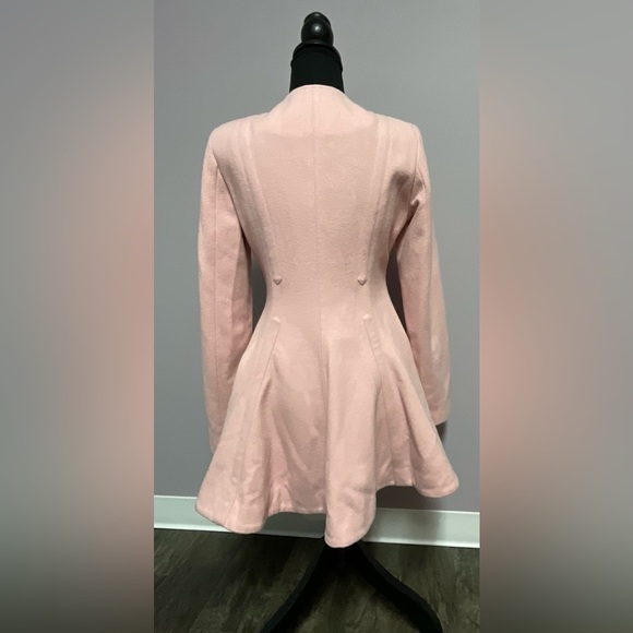 ANTHROPOLOGIE Elevenses WOOL Peplum PEACOAT Jacket - Picture 2 of 16